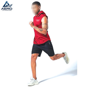 Al por mayor, el mejor material, paquete de 3 sudaderas sin mangas para hombre, camisetas de entrenamiento, camisetas con capucha para musculación, ropa deportiva. - Product Image 3