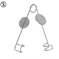 Spéculum ophtalmique jetable Alphonso pour nourrissons, instrument chirurgical ophtalmique à usage unique, rétracteur de paupière en acier inoxydable pour pédiatrie
