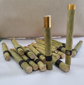 Conos de hoja de palma vegana verde brillante Envolturas y tubos Conos de hoja de palma enrollados a mano Rollos en tamaño personalizado 4 Conos de hoja de palma de EE. UU. - Product Image 3