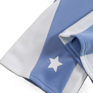 Ensembles de survêtements pour hommes avec sweat à capuche zippé et imprimé graphique personnalisé, motif étoiles sur toute la surface, en polaire premium haute densité, style streetwear, fabrication OEM, faible MOQ - Product Image 5