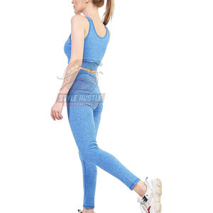 Conjunto de Yoga para Mujer, Superventas, MOQ Bajo, Color Sólido, Último Diseño, Precio al por Mayor - Product Image 5