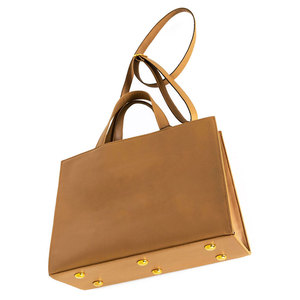 Bolso Tote Minimalista de Piel Sintética Color Bronceado con Correa Desmontable y Cierre de Cremallera, Bolso de Hombro Femenino con Estampado de Leopardo - Product Image 4