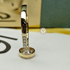 แหวนเพชรเพาะเลี้ยง 3.0 กะรัต รับรองโดย IGI สำหรับผู้หญิง ทอง 14K 18K แหวนหมั้นหรูหรา ของขวัญเครื่องประดับเจ้าสาวสำหรับงานแต่งงาน - Product Image 4