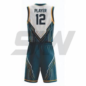 Camiseta de Baloncesto Storm Wear Sublimada con Cuello en V, Sin Mangas, Absorbente de Humedad, Ajuste Atlético, Unisex, para Adultos, para Todas las Temporadas - Product Image 2