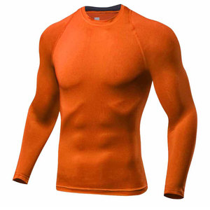 Wholesale Manufacturer Sportswear Men Rash Guard Swimming Top Rash Guard Long Sleeve Men's 2026 <b>Compression</b> Rash Guard OEM - Product Image 4