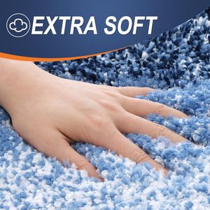 Hot Selling 17"x24" Microfiber Bath <b>Mat</b> Super Absorbent Non-Slip Floor Thick Plush Shaggy Tufted <b>Bathroom</b> Rug Washable Hotel - Product Image 3