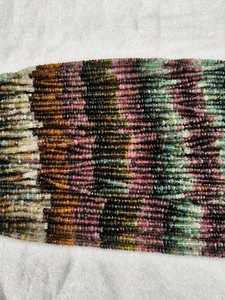 Perles Rondelles de Tourmaline Naturelle Multicolore, Perles de Pierres Précieuses de Tourmaline Facettées AAA pour la Fabrication de Bijoux, Fournisseur en Gros - Product Image 5