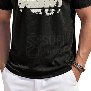 ขายตรงจากโรงงาน เสื้อยืดผ้าฝ้ายถักลายกราฟิก 100% คุณภาพมาตรฐานส่งออกทั่วโลก สำหรับการจัดจำหน่ายแฟชั่นออนไลน์ - Product Image 6