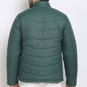 Veste coupe-vent matelassée décontractée pour homme, personnalisable avec logo sérigraphié, fermeture éclair, réfléchissante 3M, pour l'hiver - Product Image 2