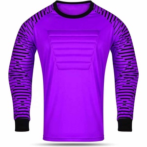 Wholesale Custom Color Printed Sleeve Men <b>Padded</b> Goalkeeper Jersey Set Football Jersey Style <b>Shirt</b> for Men - Product Image 5