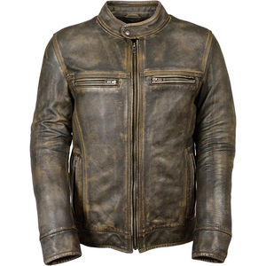 Modern Men Leather Jacket with Clean Design and Comfortable Inner Feel - Product Image 4