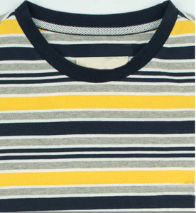 Camiseta de Algodón a Rayas con Costuras Finas, Material Suave al Tacto, Camiseta para Hombre, Venta al Por Mayor, Transpirable, Sublimada, Lisa 2026 - Product Image 3