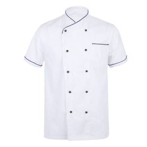 เสื้อเชฟคุณภาพสูง ผ้าฝ้าย 100% แขนยาว ชุดยูนิฟอร์มครัว สำหรับร้านอาหาร โรงแรม ขายส่งจากผู้ผลิต - Product Image 3