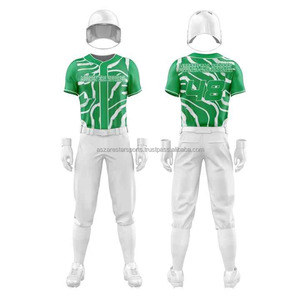 Uniforme de Béisbol Unisex de Alta Calidad para Adultos, Conjunto de Camisetas Estampadas y Cosidas con Colores y Logotipo Personalizados - Product Image 5