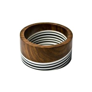Bracelets artisanaux en résine et bois avec texture de bois naturel, composants de bijoux faits à la main - Product Image 5