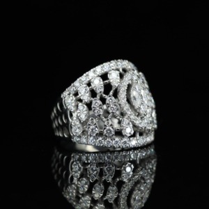 Original Moissanite Wedding <b>Ring</b> <b>Set</b> 925 <b>Sterling</b> <b>Silver</b> Claw Setting Bridal Halo Engagement <b>Ring</b> Fine Jewelry - Product Image 3