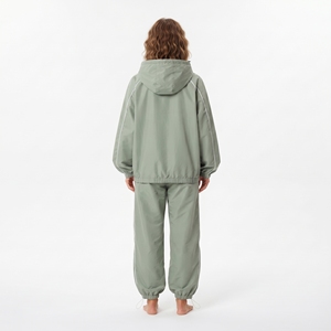 Ensemble de survêtement décontracté coupe-vent personnalisé pour femme, vente en gros - Product Image 6