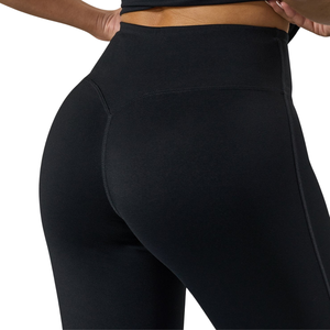 Black <b>Flared</b> Yoga <b>Leggings</b> Women High Waist Gymwear Stretch Fitness Training Workout Activewear Performance Pants - Product Image 5