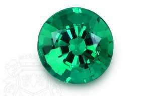 Piedra Suelta de Esmeralda Verde Corte Redondo, Natural y Sintética, Tamaños Personalizados para Joyería - Product Image 4