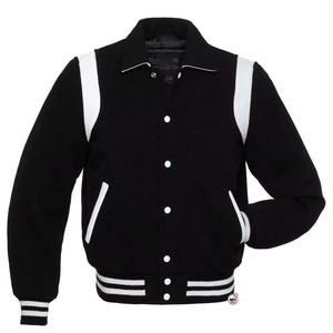 <b>Mens</b> Gray Varsity <b>Jacket</b> With <b>White</b> Sleeves Button Front Casual Baseball <b>Jacket</b> Autumn Wear Solid Color Turn-down Collar <b>Jackets</b> - Product Image 1