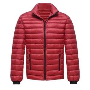 เสื้อแจ็คเก็ตบุนวมสำหรับผู้ชาย,เสื้อแจ็คเก็ตบุนวมลงปกตั้งแบบกำหนดเองขนาดใหญ่พิเศษ - Product Image 1