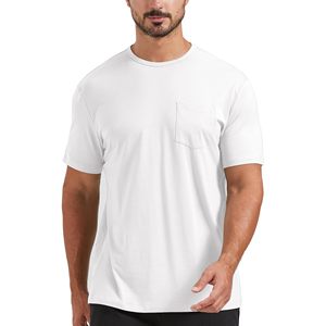 Camiseta de Hombre para Exteriores 2026 de Alta Calidad, Colores Sólidos Formales, Personalizada con Logotipo, Diseño Personalizado, 100% Algodón Jersey, Manga Corta - Product Image 6