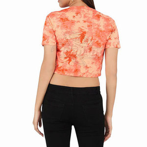 Camiseta Corta de Verano Transpirable para Mujer con Logotipo Personalizado - Venta al por Mayor - Product Image 2