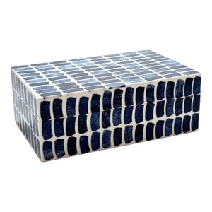 Boîte de rangement de bijoux en bois de luxe avec incrustations complexes, organisateur artisanal écologique pour coiffeuse - Product Image 1