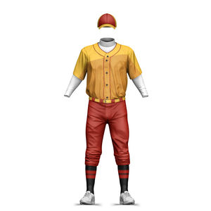 Tenues de baseball imprimées de qualité supérieure du fabricant, personnalisables, en matériau durable et respirant, pour les sports de plein air - Product Image 2