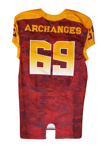 Tie Dye American Football Jersey Adult Youth Trendy Colorful Breathable Polyester Custom Logo Design Low MOQ OEM ODM Wholesale - Product Image 2