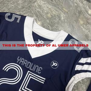 Uniformes de Fútbol Americano Personalizados para Hombre, Transpirables y que Absorben la Humedad, para Adultos, Impresión Digital, Manga Corta, Equipo Universitario - Product Image 2