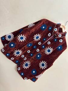 Handmade Floral Velvet Suzani Embroidered <b>Reversible</b> Jacket Boho Chic Ethnic Vintage Style Outerwear Wholesale Bohemian <b>Coat</b> - Product Image 2