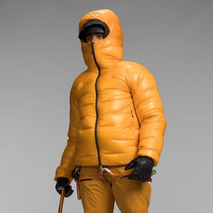 Men's <b>Yellow</b> Polyester Filled Waterproof Reversible <b>Puffer</b> <b>Jacket</b> Hooded Windproof Nylon Winter Sporty Outwear Regular Fit - Product Image 5