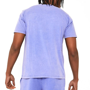Camiseta de Hombre Extra Grande con Logotipo Personalizado, 100% Algodón, Lavado Ácido, Estilo Hip Hop, Transpirable, de Secado Rápido, Hombros Caídos, Ecológica - Product Image 5