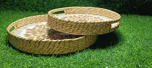 Juego de bandejas con patrón de caña y madre de perla de calidad, bandejas decorativas para servir al por mayor para dátiles, dulces y regalos de decoración del hogar - Product Image 4