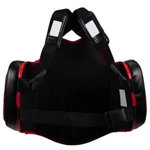 Protège-poitrine de boxe léger et respirant en cuir PU, équipement de protection corporelle pour l'entraînement MMA, taille personnalisée 2026 - Product Image 4