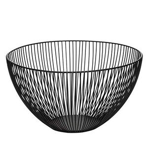 Modern Iron Wire <b>Food</b> Storage <b>Basket</b> Multipurpose Organizer Kitchen Handmade Eco-Friendly Azora Industries with Handle - Product Image 2