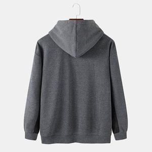 Sweat-shirt à capuche oversize pour homme, design patchwork color block, vêtement décontracté d'automne, sweat à capuche tricoté avec poche - Product Image 3
