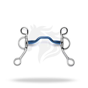 Bridon de cheval Mullen à gueule basse argentin, équipement d'équitation - Product Image 1