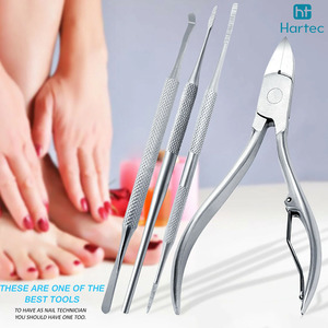 Cortauñas de Acero Inoxidable con Acabado Espejo, Gruesos, con Lima de Uñas y Kit de Eliminación de Uñas de los Pies, Instrumentos de Podología - Product Image 5