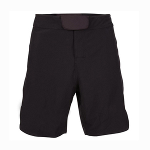 Shorts de MMA blancs pour hommes avec empiècements latéraux en mesh noir, anti-humidité, coupe classique, taille adulte - Product Image 5