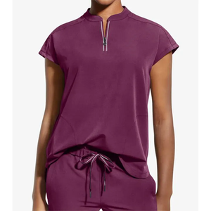 Uniforme de Hospital Personalizado para Mujer, Uniforme Quirúrgico Elástico y Cómodo para Enfermeras y Doctoras - Product Image 5