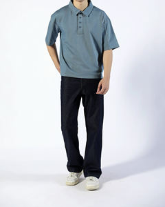 Camiseta Polo de Golf Bordada Personalizada para Hombre, Polo de Manga Corta de Algodón de Alta Calidad para Deportes y Uso Casual - Product Image 4