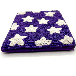 Pochette à étoiles multicolores inspirée de la galaxie, mini porte-monnaie fait à la main avec fermeture à glissière pour filles et femmes, sac cadeau - Product Image 6