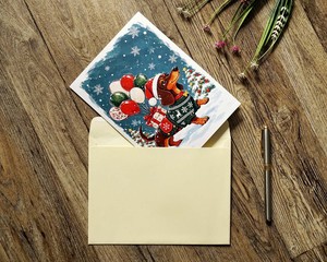 Carte de vœux 3D pop-up personnalisée pour chien teckel, pour les amoureux des animaux et les cadeaux de Noël - Product Image 6