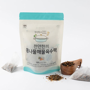 [CMF&B] HANSAENGWON Bouillon de légumineuses et de fruits de mer en sachet – Stock de soupe naturel pour une saveur coréenne Umami rafraîchissante - Product Image 1