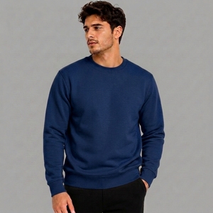 Premium Custom Oversized Crew Neck Sweatshirt OEM ODM Private Label Cotton Fleece Pullover Apparel Manufacturer Factory <b>Direct</b> - Product Image 1