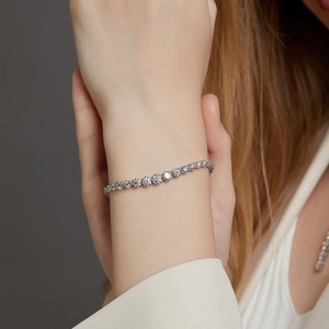 <b>Top</b> Quality Moissanite Diamond Bracelet <b>for</b> <b>Women</b> Elegant Luxury Tennis Jewelry Suitable <b>for</b> Bridal Wear Available <b>For</b> Sale - Product Image 5