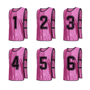 Chalecos de Entrenamiento de Fútbol de Malla Estampada de Alta Calidad, Chalecos de Fútbol Reversibles, Chalecos de Entrenamiento Deportivos Ligeros y Transpirables - Product Image 3