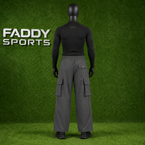 Men Techwear <b>Cargo</b> Pants Multi-Pocket Streetwear Wide Leg Trousers Loose Baggy Tactical Casual Pants Wholesale 2026 Trend - Product Image 3